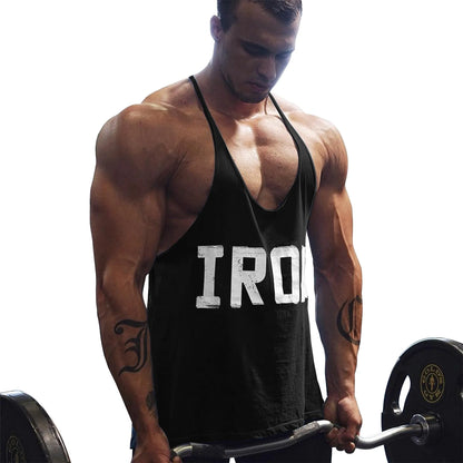 Men's Printed Gym Bodybuilding Tank Tops