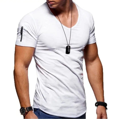 Men's V-Neck Casual T-Shirt