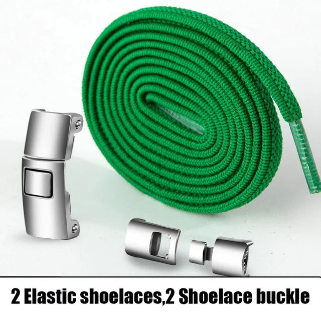 Elastic No-Tie Shoelaces for Kids and Adults