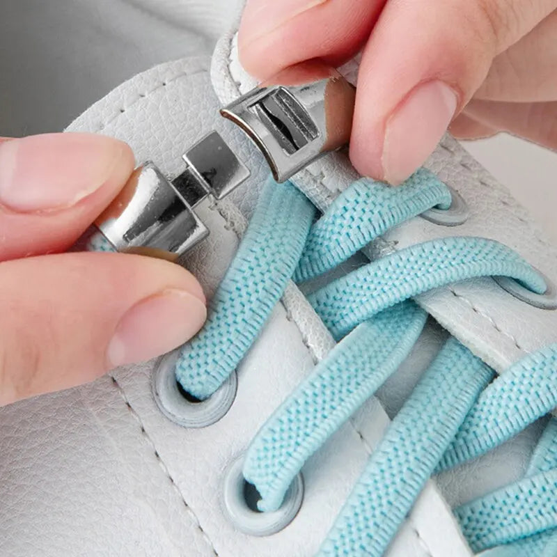 Elastic No-Tie Shoelaces for Kids and Adults