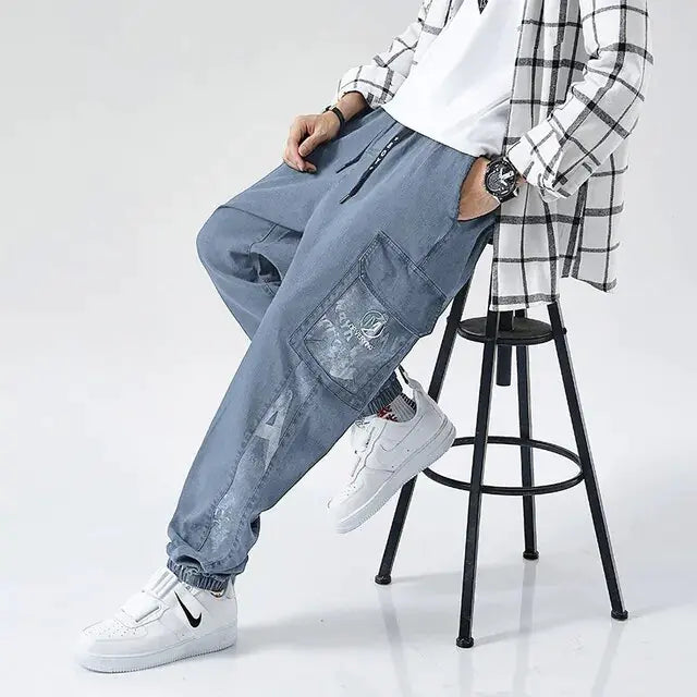 Jeans Men Loose Joggers