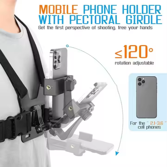 Universal Chest Mount for Smartphones