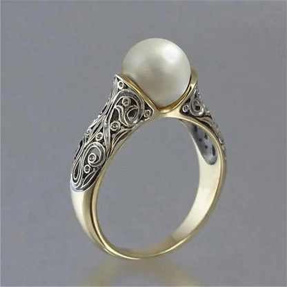 Elegant Natural Pearl Ring