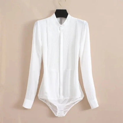 Women's Chiffon Blouse Bodysuit