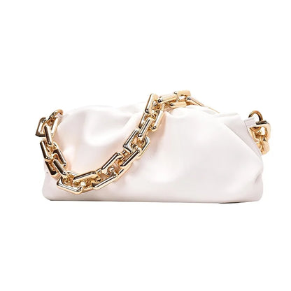 Soft Leather Cloud Shoulder Bag