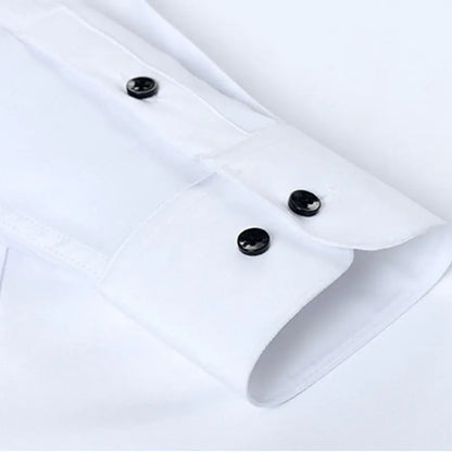 New Men's Elastic Business Shirt