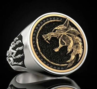 Hunter Wolf Claw Ring