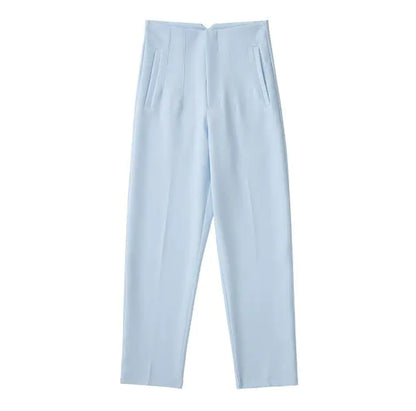 Chic Office Lady Straight Pants