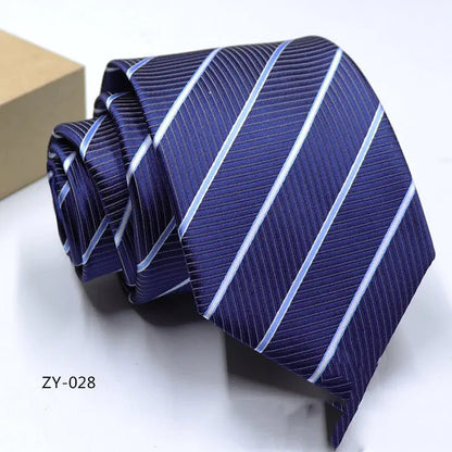 New Men's Hot Sale 1200D Striped Tie