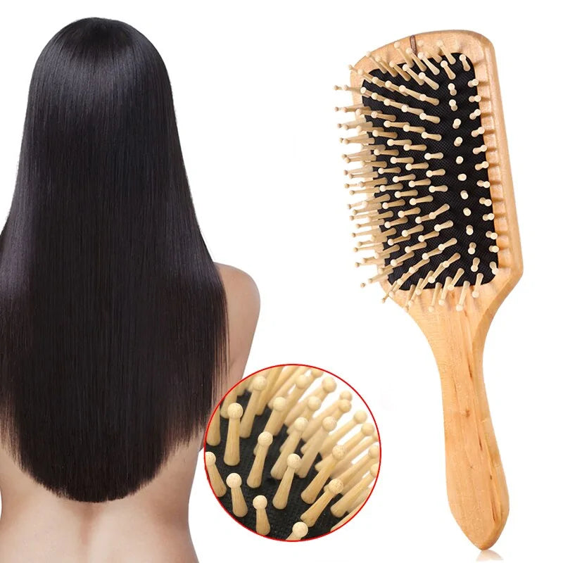 Antistatic Natural Wooden Hair Comb