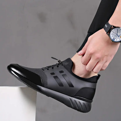 Lycra Leather Shoes Men