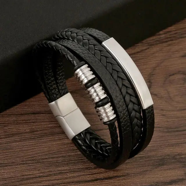 Classic Men's Leather Bracelet