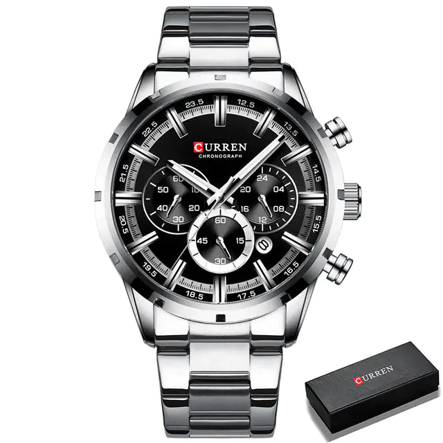 CURREN Quartz Watch Men