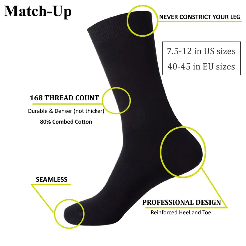 Breathable Business Dress Socks