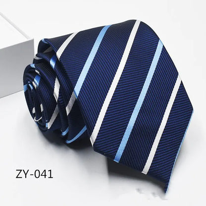 New Men's Hot Sale 1200D Striped Tie