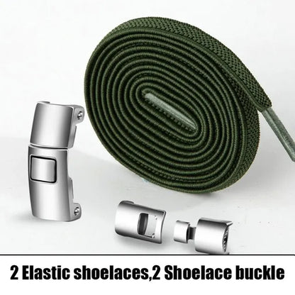 Elastic No-Tie Shoelaces for Kids and Adults