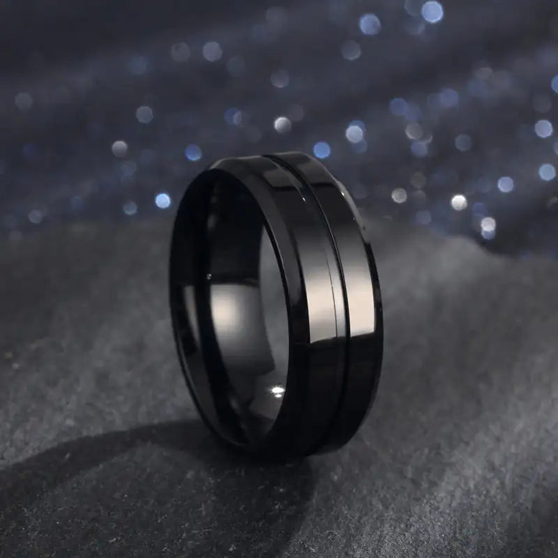 Electroplating Ring Men Wedding Band