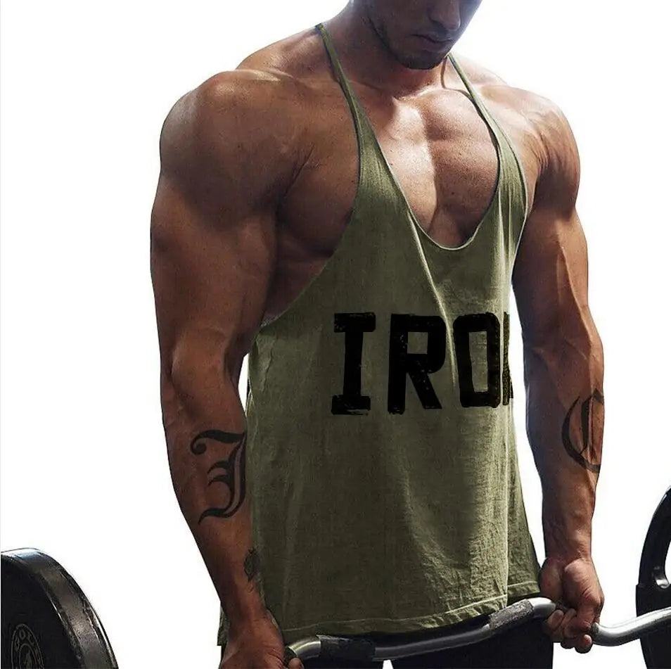 Men's Printed Gym Bodybuilding Tank Tops