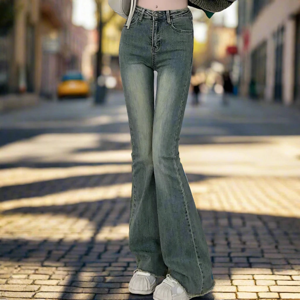 Flare Aesthetic High Waist Y2k Jeans