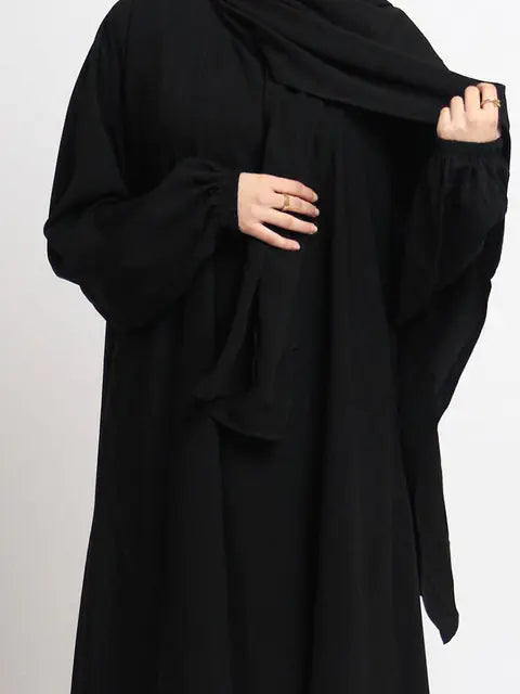 Hooded Abaya Long Dress