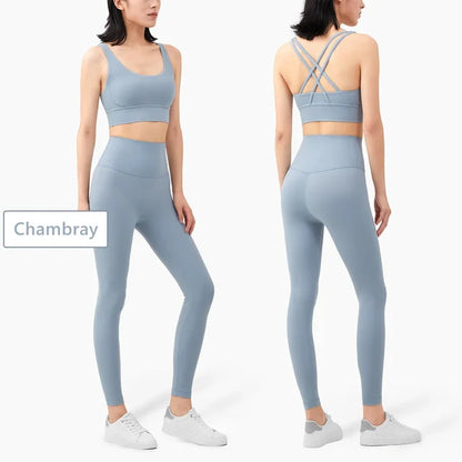 Seamless Yoga Set Fitness Clothing Workout Set