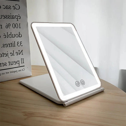 Portable Folding Mirror Lighted Mirror