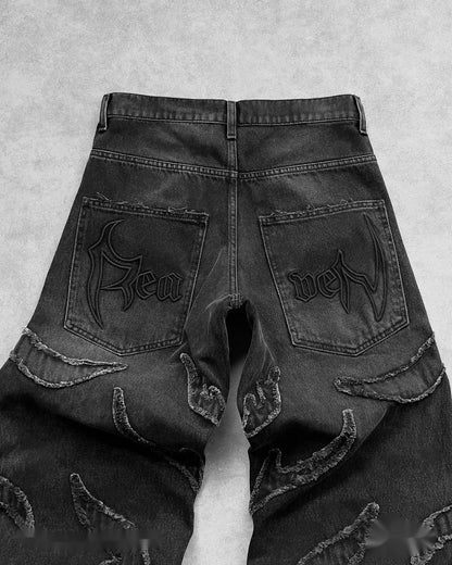 Black Baggy Jeans For Hip Hop