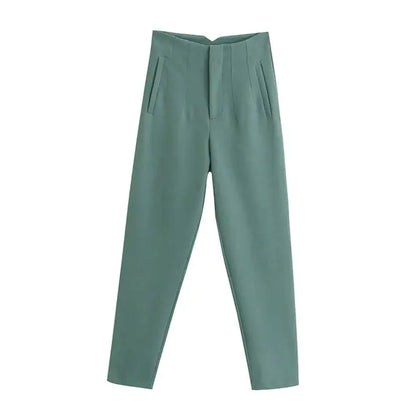 Chic Office Lady Straight Pants