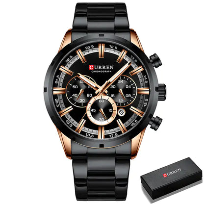 CURREN Quartz Watch Men