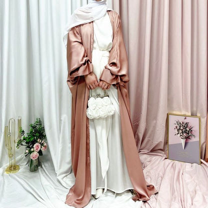 Elegant Satin Abaya