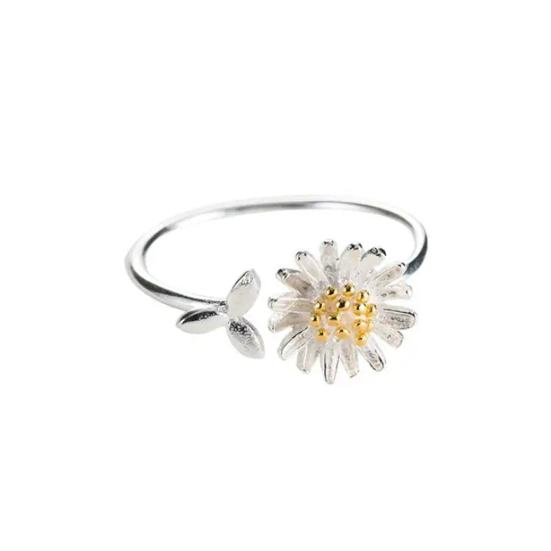 Vintage Daisy Flower Rings