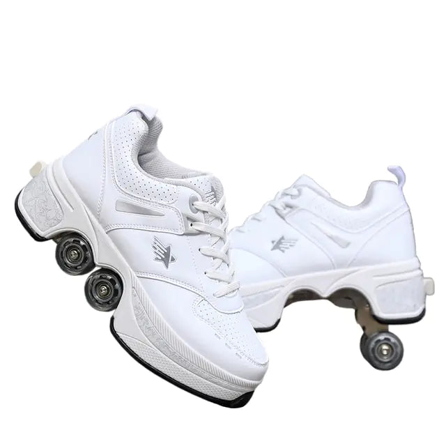 Casual Sneakers Walk Roller Skates