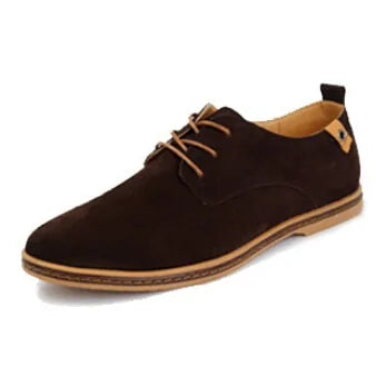 Suede Oxfords Men Leather Shoes