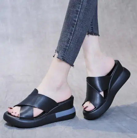 Summer Wedge Platform Sandals