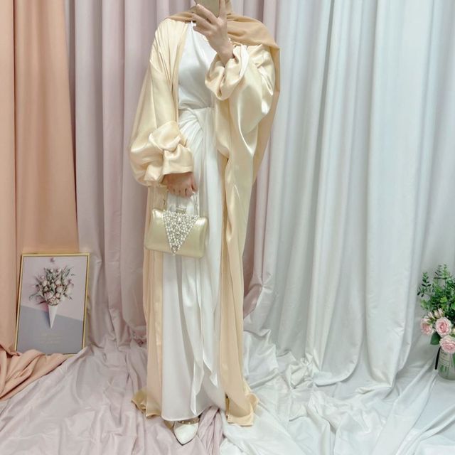 Elegant Satin Abaya