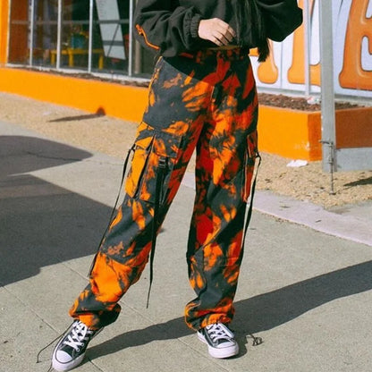 Tie Dye Cargo Pants