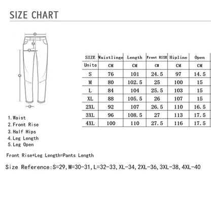 Men's Pants Retro Stretch Jeans