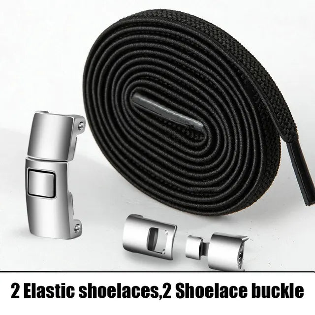 Elastic No-Tie Shoelaces for Kids and Adults