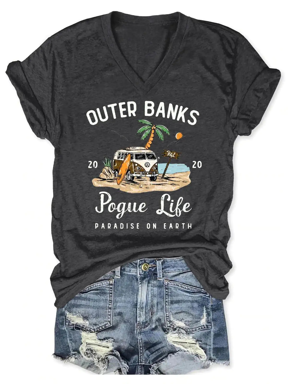 Outer Banks Pogue Life V-Neck T-Shirt