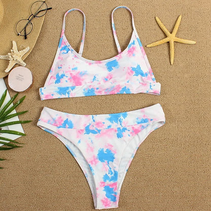 Bikini Swimsuit Set Tie Dye