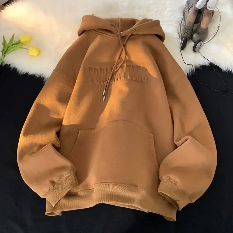 Letter Thicken Hoodies