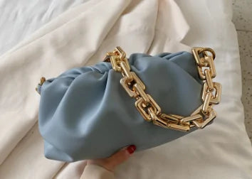 Soft Leather Cloud Shoulder Bag