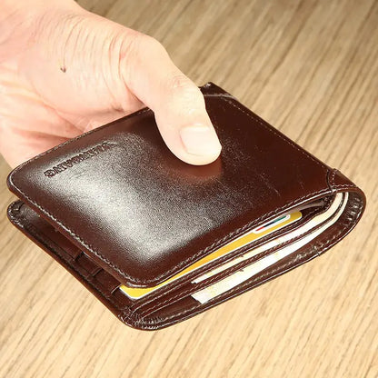 Men's Luxury Tri-Fold Wallet