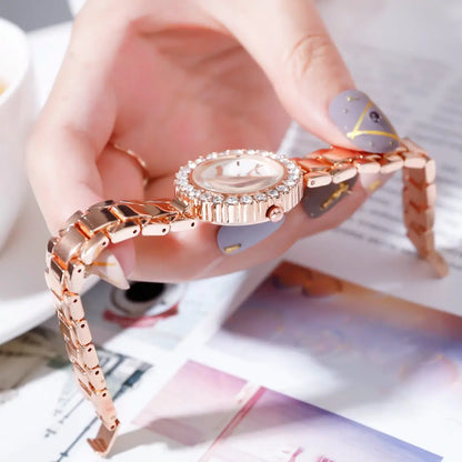 Rose Gold Quartz Wristwatches