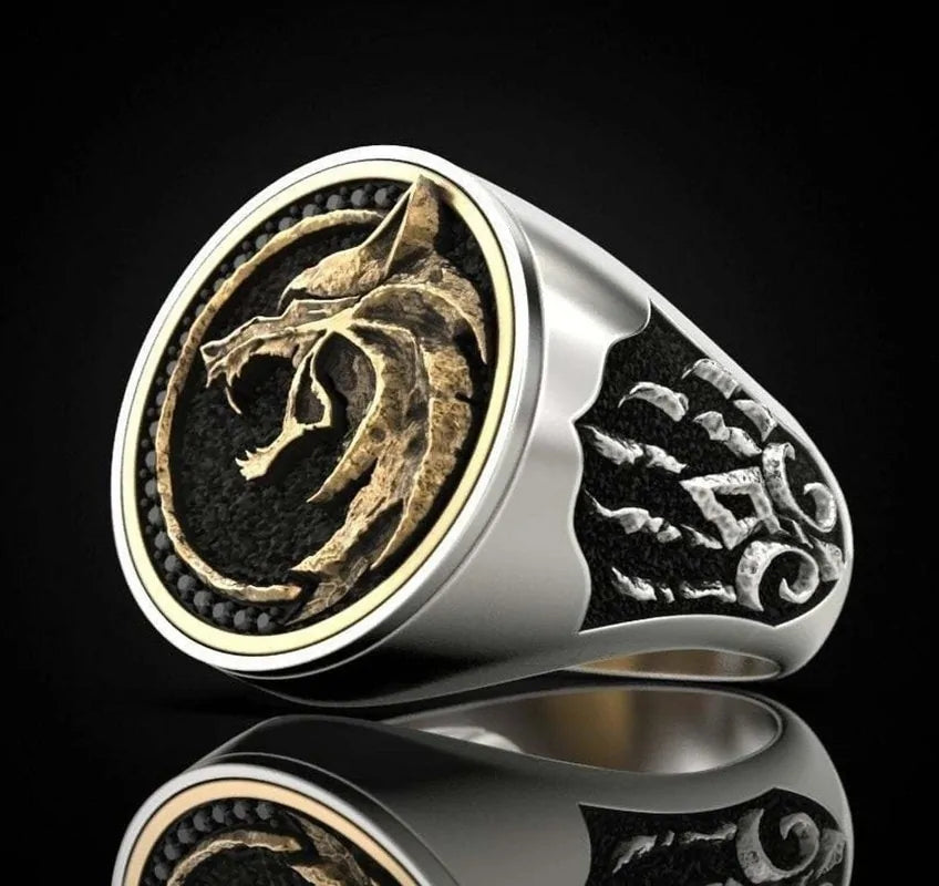 Hunter Wolf Claw Ring