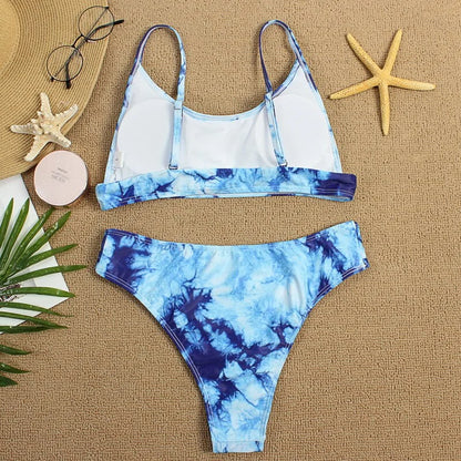 Bikini Swimsuit Set Tie Dye