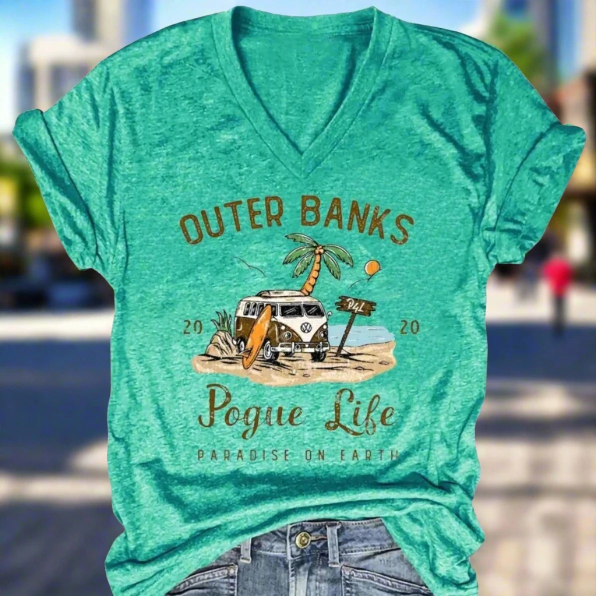 Outer Banks Pogue Life V-Neck T-Shirt