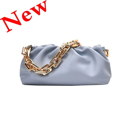 Soft Leather Cloud Shoulder Bag