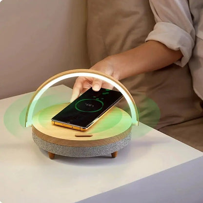 Wireless Charging Music Desk Lamp