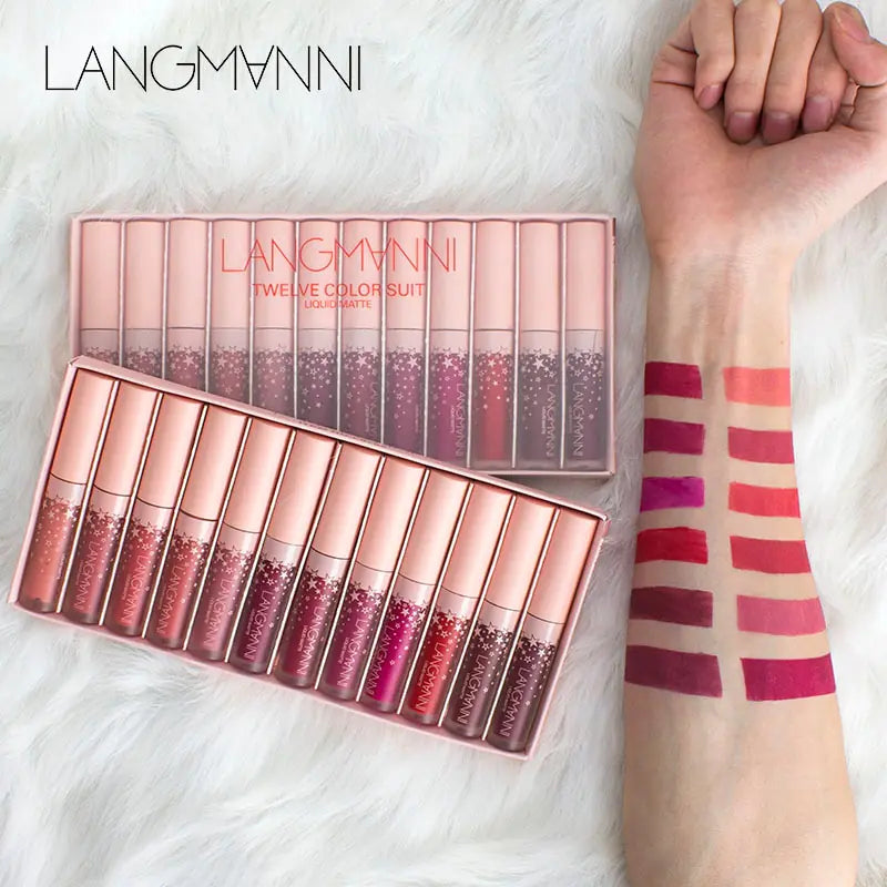 12 Piece Matte Lipstick Set